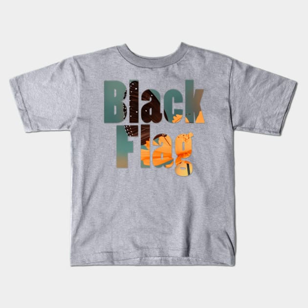 Black Flag Kids T-Shirt by afternoontees